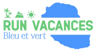 RUN VACANCES BLEU & VERT Logo
